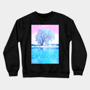 One white tree Crewneck Sweatshirt